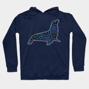 Dot Mandala - Sea Lion Hoodie